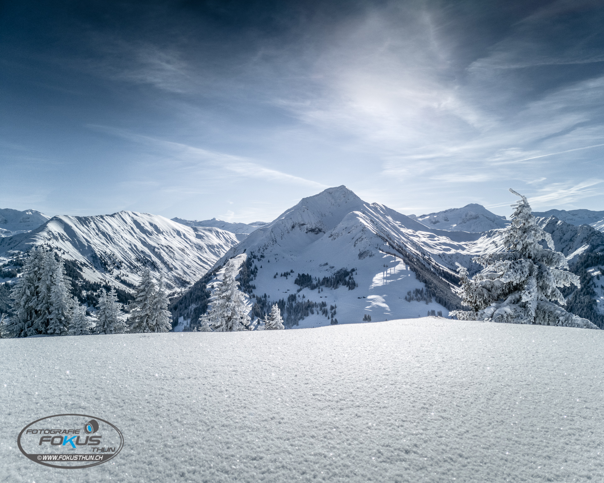 Winterlandschaft Saanenland